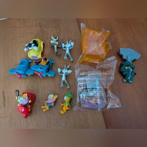 Lot Of McDonald's Happy Meal Toys - Looney Tunes, Garfield, TMNT, Tom And Jerry